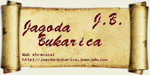 Jagoda Bukarica vizit kartica